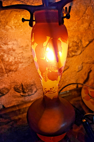 Art nouveau pied - art, lampe