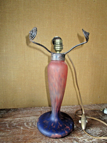 Pied lampe pate de - pate, verre